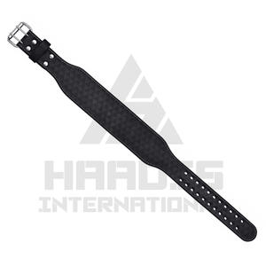 Cinturón de levantamiento de pesas para gimnasio, cinturón de levantamiento de pesas de cuero genuino profesional para Fitness - Product Image 2