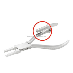 Alicates de bloqueo de punta redonda de acero inoxidable con chapado en hierro y níquel, molde de plástico de mandíbula curvada múltiple para herramienta de joyería, fabricación de joyas - Product Image 3
