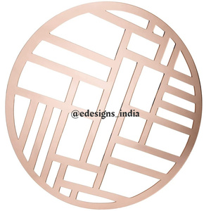 Plateau de chargeur de service luxueux, de haute qualité, fait à la main, en métal plaqué cuivre, avec Design personnalisé - Product Image 1