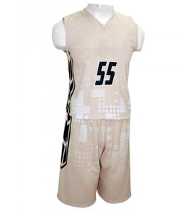 Uniforme de baloncesto estampado por sublimación personalizado de la mejor calidad al por mayor conjunto profesional transpirable de talla grande 100% poliéster rápido - Product Image 2