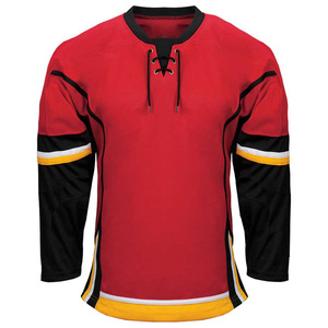 Uniformes de hockey sur glace unisexes de base importants Matériau souple Nom de l'équipe OEM Vêtements de sport imprimés pour adultes Style de jeu - Product Image 5
