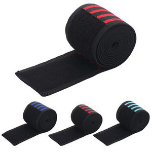 Rodilleras a rayas personalizadas para hombres y mujeres Bandas de ejercicio de levantamiento de pesas y culturismo de alta calidad - Product Image 2