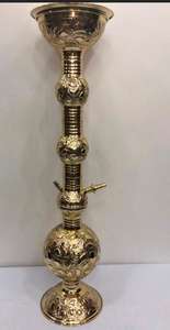 2025 Narguilé de luxe en laiton massif exclusif avec finition laquée pour les redevances - Product Image 3