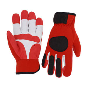 Guantes mecánicos de cuero de vaca, manoplas de trabajo mecánico de buena calidad con agarre Extra flexible - Product Image 2