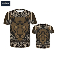 Groothandel op maat gemaakte 100% polyester sublimatie bedrukte heren T-shirt met korte mouwen, sneldrogend, plus size, ademend canvas stof