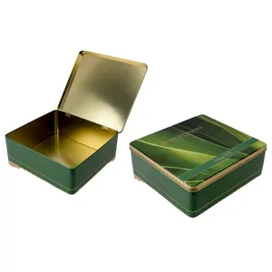 Metal Chocolate Box Cookie Can Rectangle Big Tin Box Biscuit Packaging