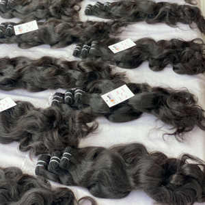 Vendedores de cabello virgen indio, máquina de extensión de cabello humano virgen sin procesar, trama de doble haz de cabello humano, precio al por mayor - Product Image 4