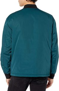 Chaqueta Bomber Vintage Transpirable y Ecológica de Alta Calidad para Hombre, Chaqueta Cortavientos de Lona para Otoño y Primavera, Servicio OEM - Product Image 2