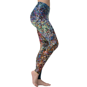 OEM Custom Design High- Women's XXL Size Leggings Latest Casual Style Solid Pattern Breathable Anti-UV Spandex/Nylon - Product Image 5