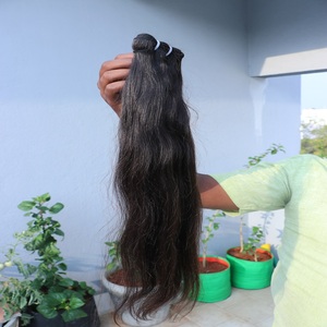 Human Hair Extension Straight Wholesale Price 100% Unprocessed Raw Virgin Hair Straight Single Donor Cuticle Aligned Hair - Product Image 4