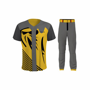 Camiseta de Béisbol Deportiva para Hombre, Talla Grande, con Estampado Gráfico y Letras, de Secado Rápido, Transpirable y Antibacteriana, Estilo Hip Hop, Venta Caliente, ODM - Product Image 1