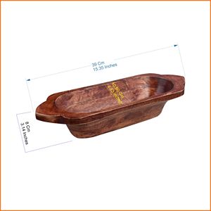 Customized Vintage Dough Bowl Serving <b>Tray</b> Eco-Friendly Commercial Mango Wood Best Quality for Food Use or Home Presents - Product Image 6