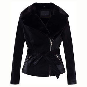 Chaqueta de Piel Auténtica de Invierno con Diseño Interior Cálido, Reversible, con Cremallera, Ajustada, Impermeable, Rellena de Plumón, de Alta Calidad - Product Image 4