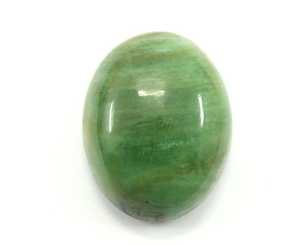 Vente en gros de cabochons à dos plat en émeraude naturelle, perles vertes de forme ovale et lisse, pierres précieuses en vrac pour la fabrication de bijoux - Product Image 1