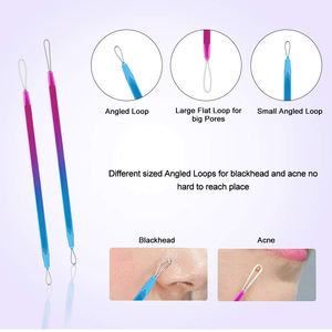 Kit de Herramientas para Eliminar Puntos Negros Rainbow 2026, 10 Piezas, Herramienta Profesional para Eliminar Espinillas, Tratamiento para Granos, Puntos Negros e Imperfecciones - Product Image 3