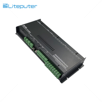 Sistema RCU Liteputer DP-E800, Unidad de Control para Habitaciones de Hotel, Alimentación AC100-240V, Protocolo DMX-512/EDX, Red TCP/IP, 4 Pines
