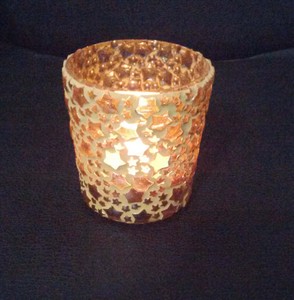 Small Glass <b>Tea</b> <b>Light</b> for Wedding & Christmas Decorations Flameless Feature - Product Image 3