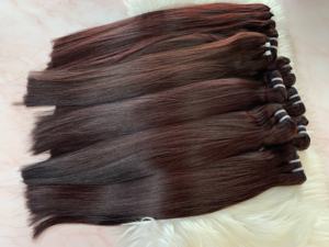 Super Double Os Droite Vietnam Cheveux Tissage Extensions 100% Humain Vierge Remy Cheveux Couleur Naturelle 8 "-30" Michair Company - Product Image 3
