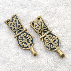 SINOLD-Juego de cinturones estilo medieval húngaro, correa de cobre con extremo y Cruz para hebilla - Product Image 6