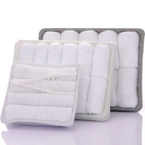 Serviettes jetables en coton chaud/froid pour compagnies aériennes, Oshibori, spas, salons, restaurants, hôtels, serviettes pour le visage et les mains, 8g-50g - Product Image 3