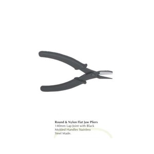 คีมปากแบนกลมและไนล่อนสีดำตักร่วม - Product Image 2