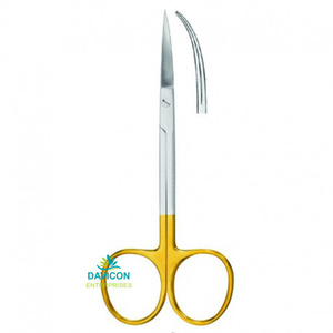 Acero inoxidable T.C. IRIS tijera recto/curva - Product Image 1