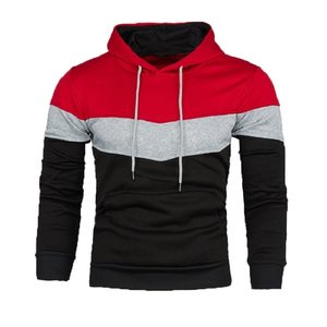 Sudadera con Capucha de Alta Calidad para Hombre, Talla Grande, Color Rojo, Estampado de Leopardo, Spandex/Algodón, Resistente al Viento, Estilo Urbano, Hecha a Medida - Product Image 6