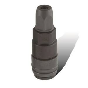 APlus อุปกรณ์ต่อท่อ PU แบบกดเดียวสำหรับ GYP-AO40SPP ข้อต่อลมแรงดันต่ำ PA66พลาสติกสายยางขนาด8x12มม. - Product Image 2