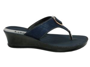 Curved High Heel Designer Pu Slipper For OutDoor Use And For All Season - Product Image 4