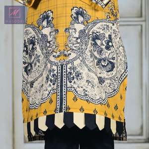 High Quality Modern Handmade Cotton Indian Pakistani <b>Kurtis</b> with Digital Print Stone Work for Party Wear - Product Image 4