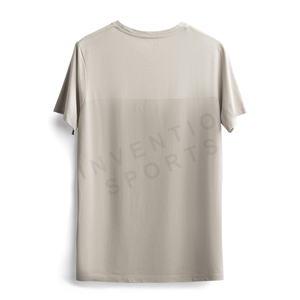 T-shirts promotionnels pour hommes Logo personnalisé coupe régulière coton vierge respirant décontracté à manches courtes T-shirts de couleur unie en vente - Product Image 4