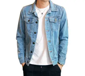 남성 진 자켓 Streetwear 힙합 비행 재킷 데님 자켓 남성 브랜드 찢어진 캐주얼 패션 남성 오버 코트