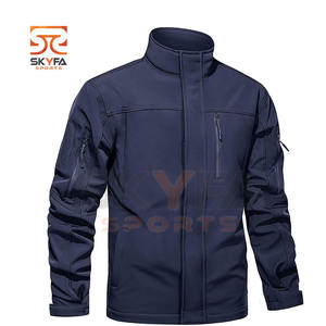 Chaqueta de concha suave personalizada para hombre, chaqueta de trabajo de alta calidad con Logo, simple y elegante, venta al por mayor - Product Image 2