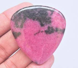 หินโรโดไนต์อัญมณีทรงหลังเบี้ย,อัญมณีทรงหลวมหินโรโดไนต์ทำจากแร่โรโดไนต์ธรรมชาติ - Product Image 4