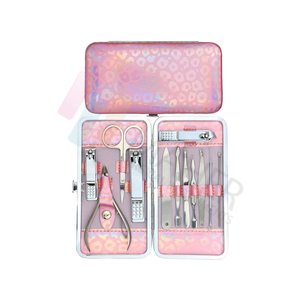 Kit de manucure pratique en cuir, complet, beauté, emballage, cuir - Product Image 3