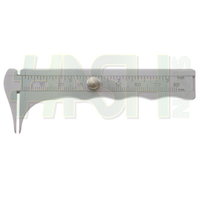 Pied à coulisse Jameson 0-80mm avec vis de blocage/pied à coulisse de précision 8cm / Mini Vernier-Pieds à coulisse 9.5cm
