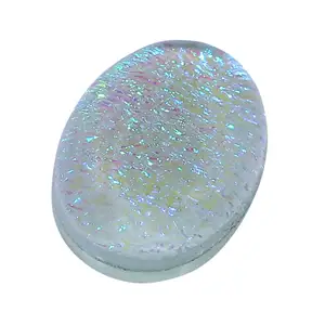 Doppio opale 16x12mm Cabochon ovale 8.75 Cts sciolto fatto a mano di alta qualità ovale Cabochon pietra preziosa
