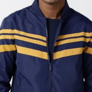 Chaqueta bomber de nailon con logotipo personalizado impermeable para hombre - Product Image 2