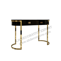 Table de Console de salon décorative pour la décoration de la maison Table de Console de nouveau Design avec verre Table d'appoint de luxe au design Unique