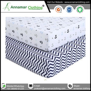 Drap-housse confortable pour lit de bébé en coton biologique OEM 100% draps de lit de bébé imperméables draps de lit de bébé - Product Image 4