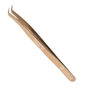 Fine Tip Eyelash Extension Tweezer in Rose Gold Color Private Label, High Quality Eyelash Extension Fine Tip Tweezers - Product Image 4