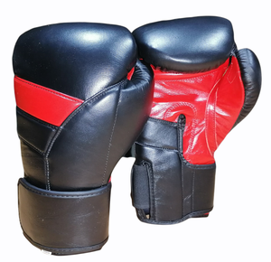 Gants MMA à boucle et crochet en cuir de vachette pour hommes Gants de boxe personnalisables pour les arts martiaux - Product Image 1