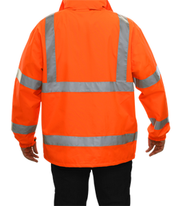 Chaqueta reflectante de seguridad para construcción, trabajo de alta visibilidad - Product Image 6