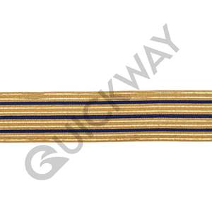 Uniforme de cordones de trenzas doradas, piezas de alambre de lingote dorado, trenzas de corte galón, artesanía textil OEM, demanda - Product Image 4