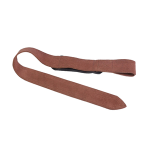 Custom Comfortable Cowhide Gym Training Leather Straps Durable <b>Power</b> Lifting Weightlifting Fitness Safety Product - Product Image 3