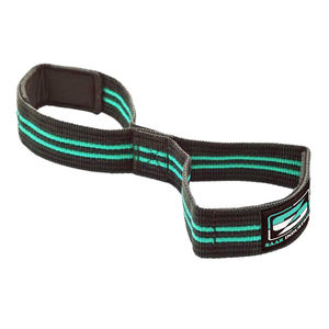 Customizable Logo Heavy Duty Neoprene Figure Eight Lifting Straps Gym Training Equipment for Dead Lift <b>Fitness</b> <b>Safety</b> - Product Image 6
