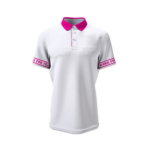 Polo de solapa de golf para hombre liso de alta calidad con diseño personalizado al por mayor para hombre deportivo informal elegante bordado - Product Image 5