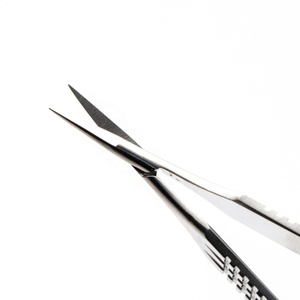 Ciseaux à ressort allemands-12 cm droits avec pointes extra fines - Product Image 2