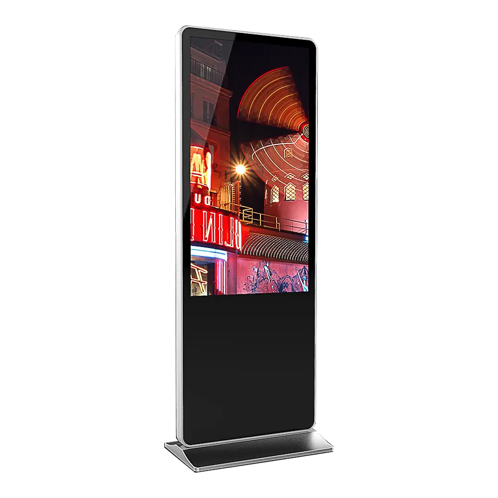 46 inç FHD Kiosk dijital tabela ve ekran reklam dokunmatik ekran büyük ekran DID Totem 46 'zemin ayakta tip