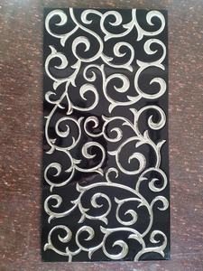 Carreaux muraux en céramique luxueux pour la décoration intérieure 300x600mm, finition dorée argentée, glaçure décorative à troisième cuisson, pour murs intérieurs - Product Image 2